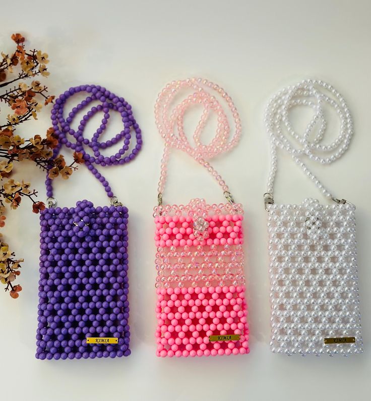 Vintage Beaded Mobile Cover