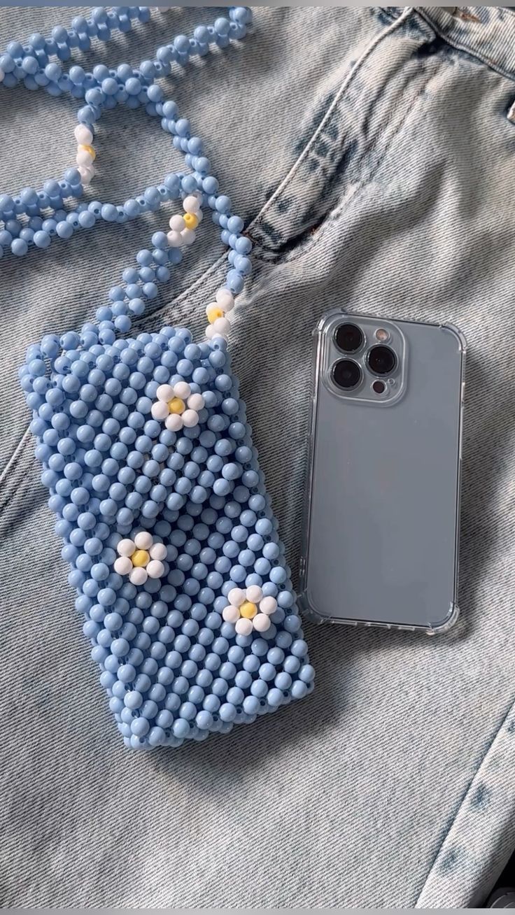 Geo Matric Beaded Mobile Cover