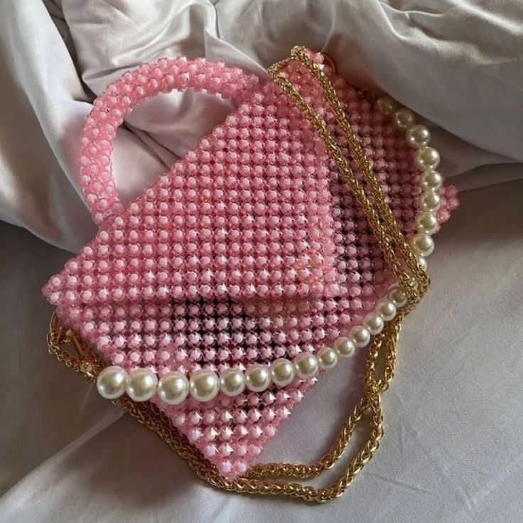Perlanora Beaded Clutch