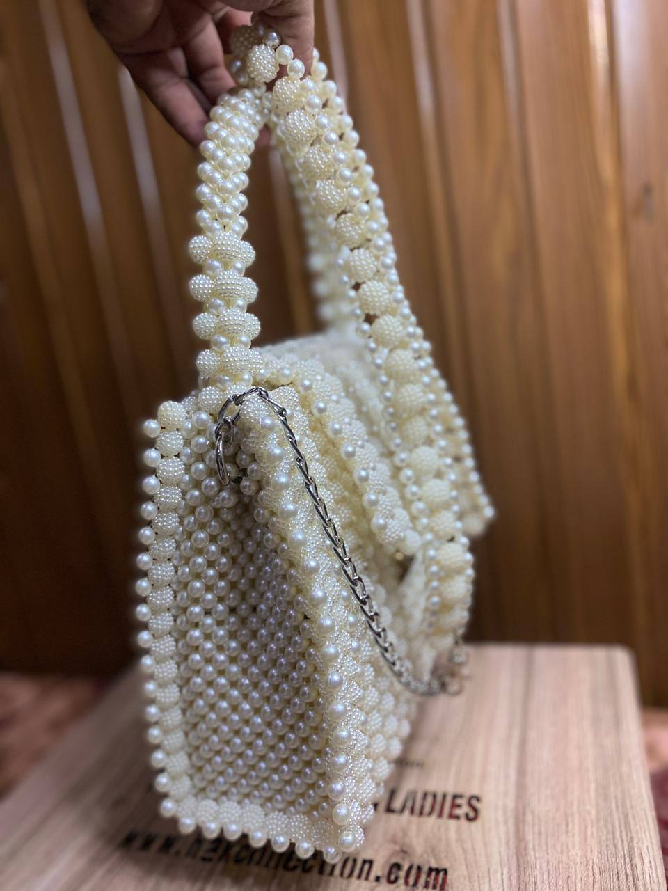 Vintage Style Beaded Bag