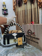 White&Black Bridal Purse