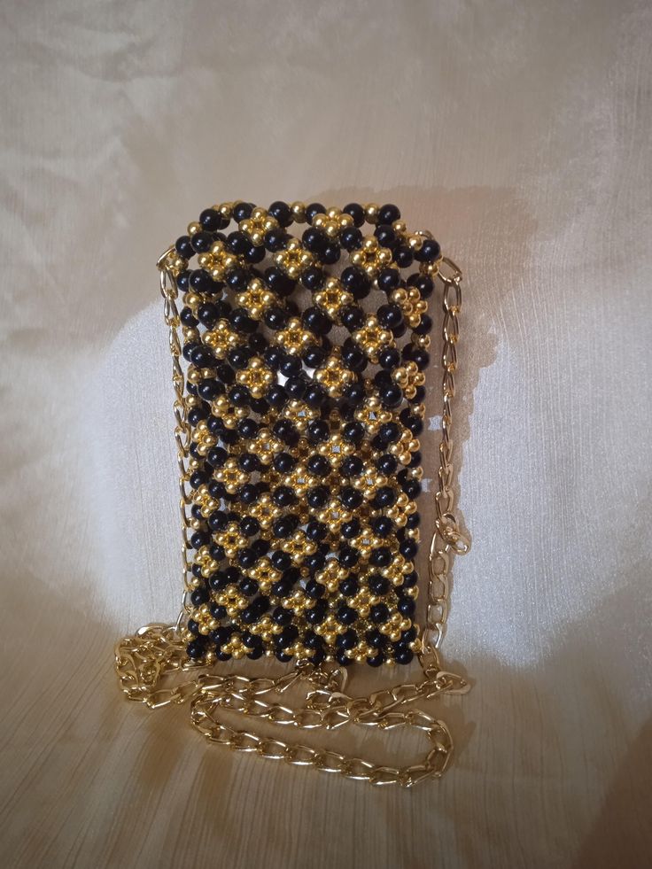 Vintage Beaded Mobile Cover