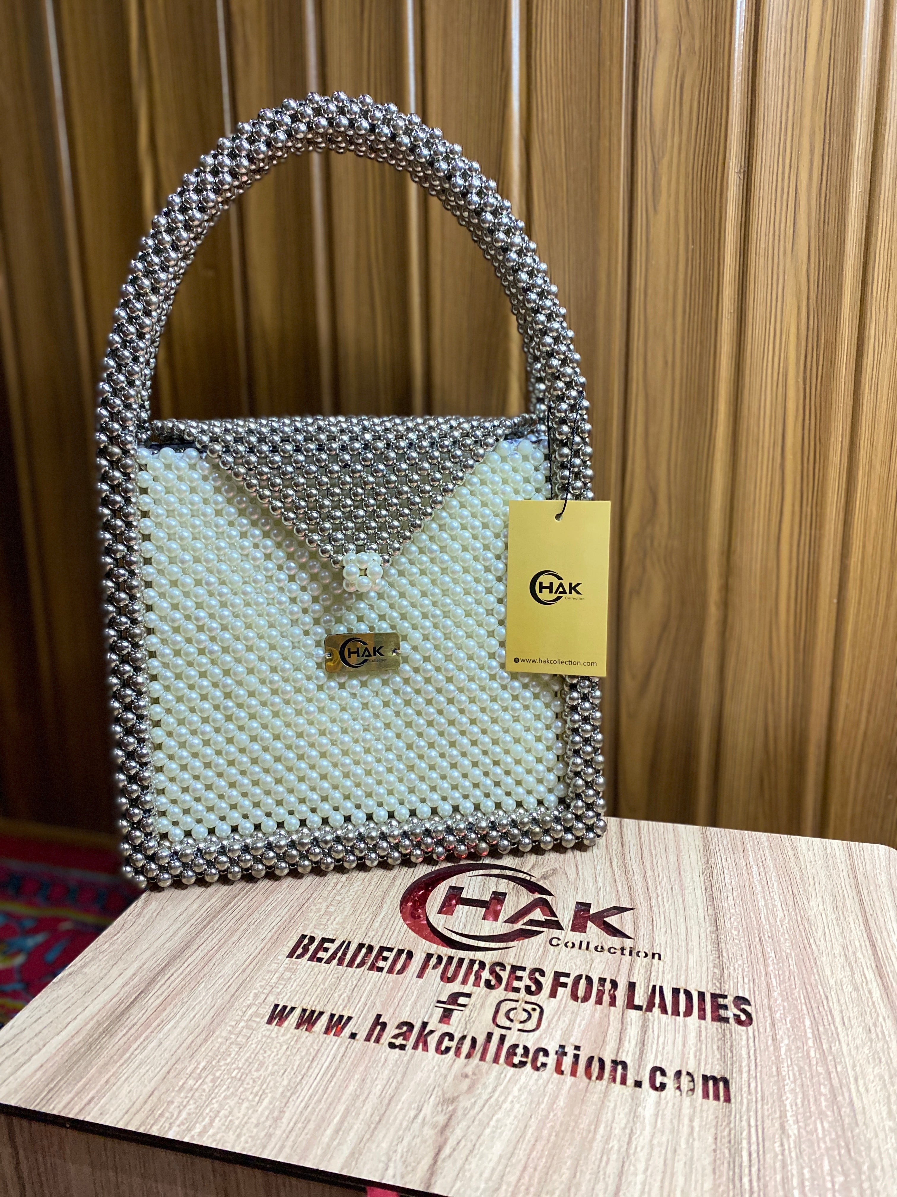 Beaded Hand Carry Bag