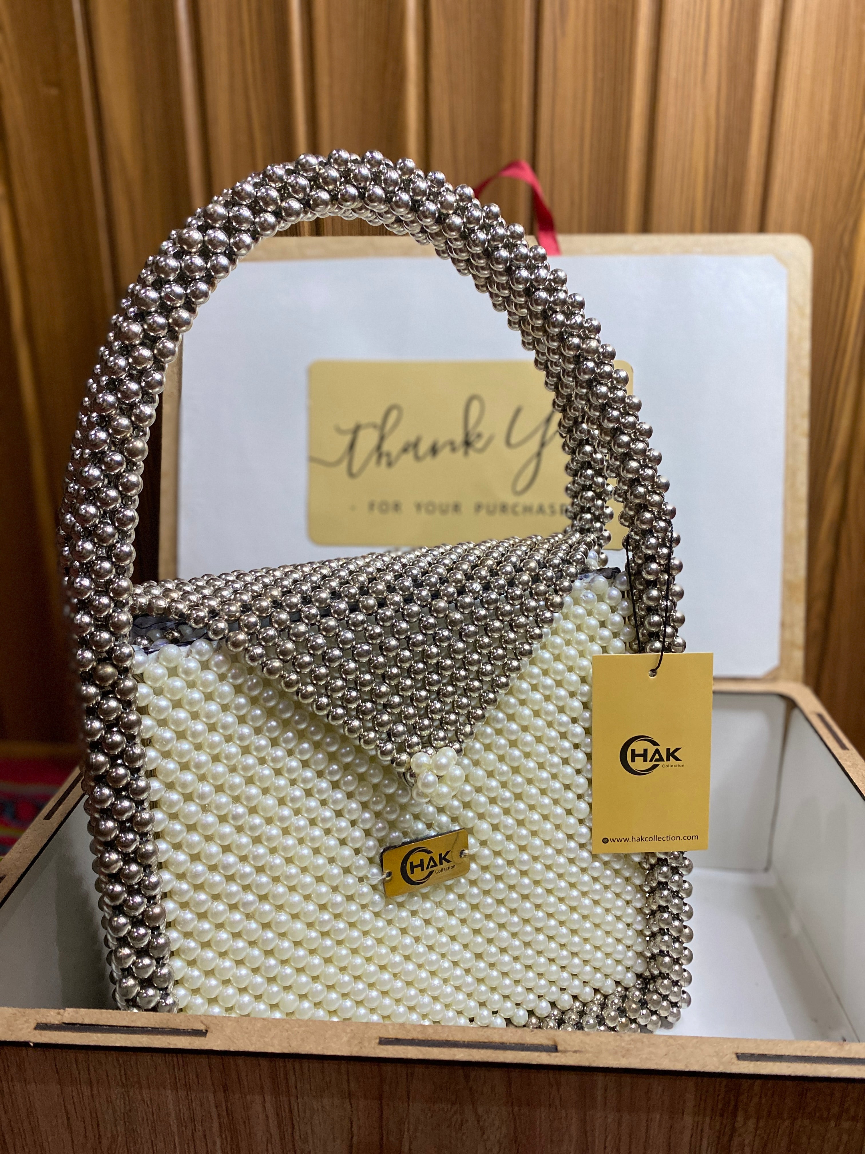 Beaded Hand Carry Bag