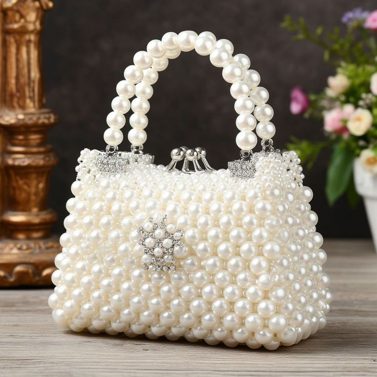 Elegant Beaded Bridal Bag