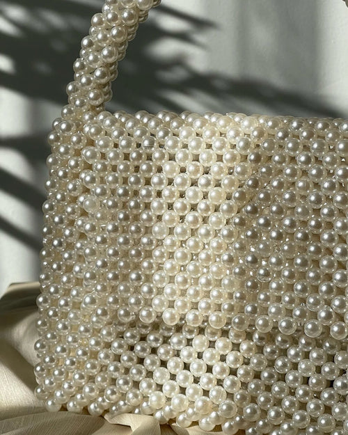 Beaded Hand Carry Bag
