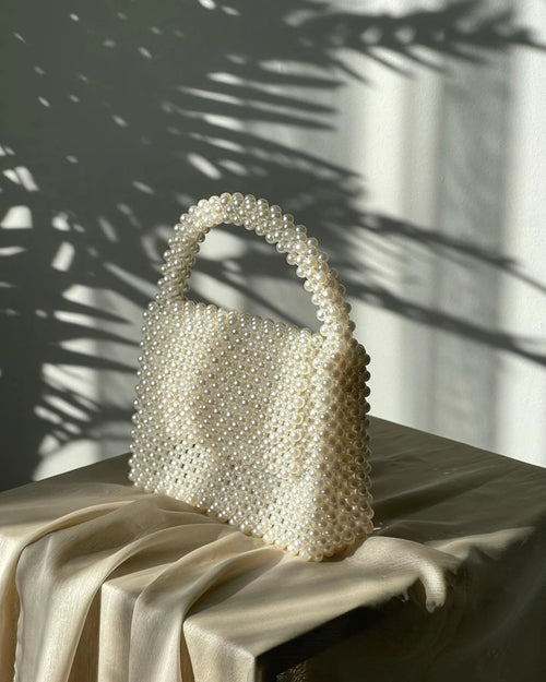 Beaded Hand Carry Bag