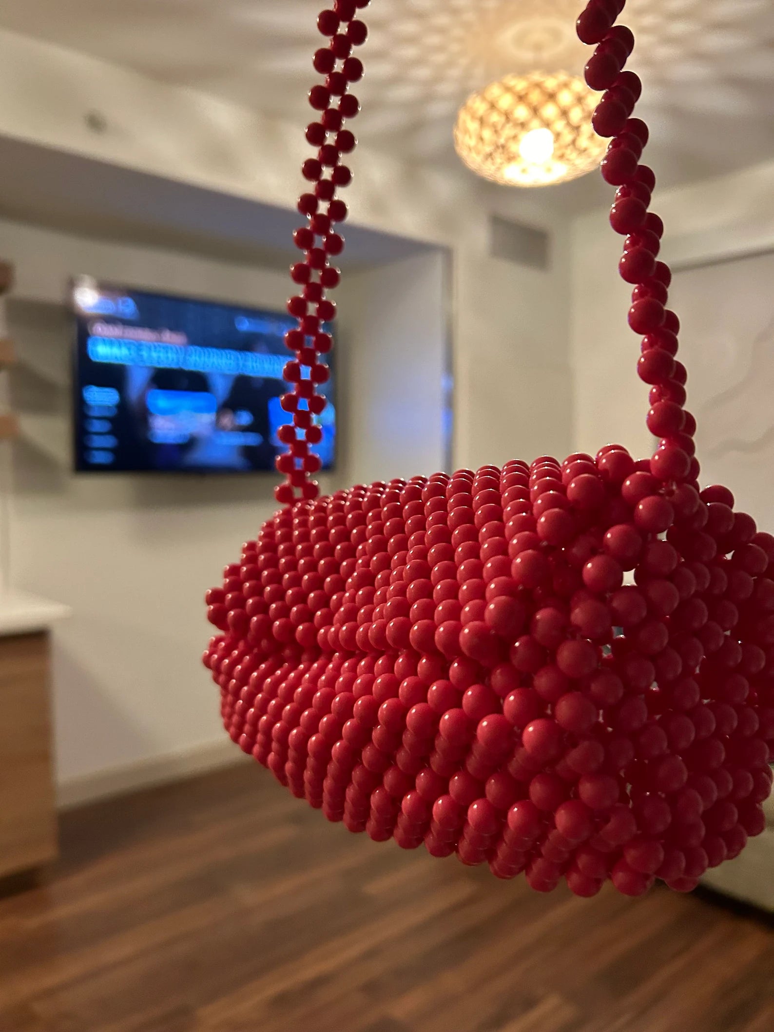Beaded Hand Carry Bag