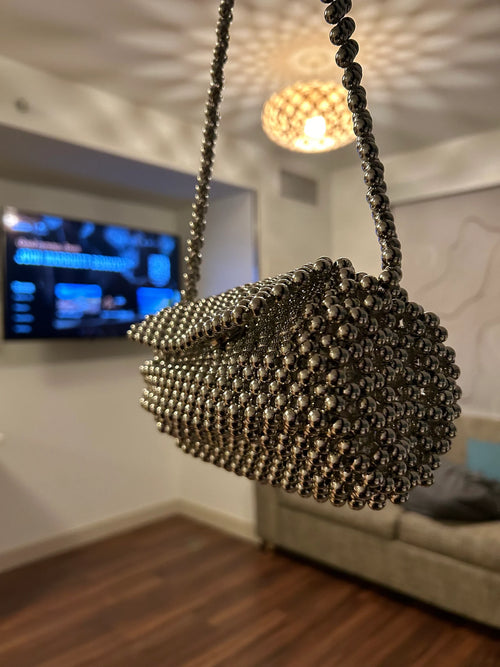 Beaded Hand Carry Bag