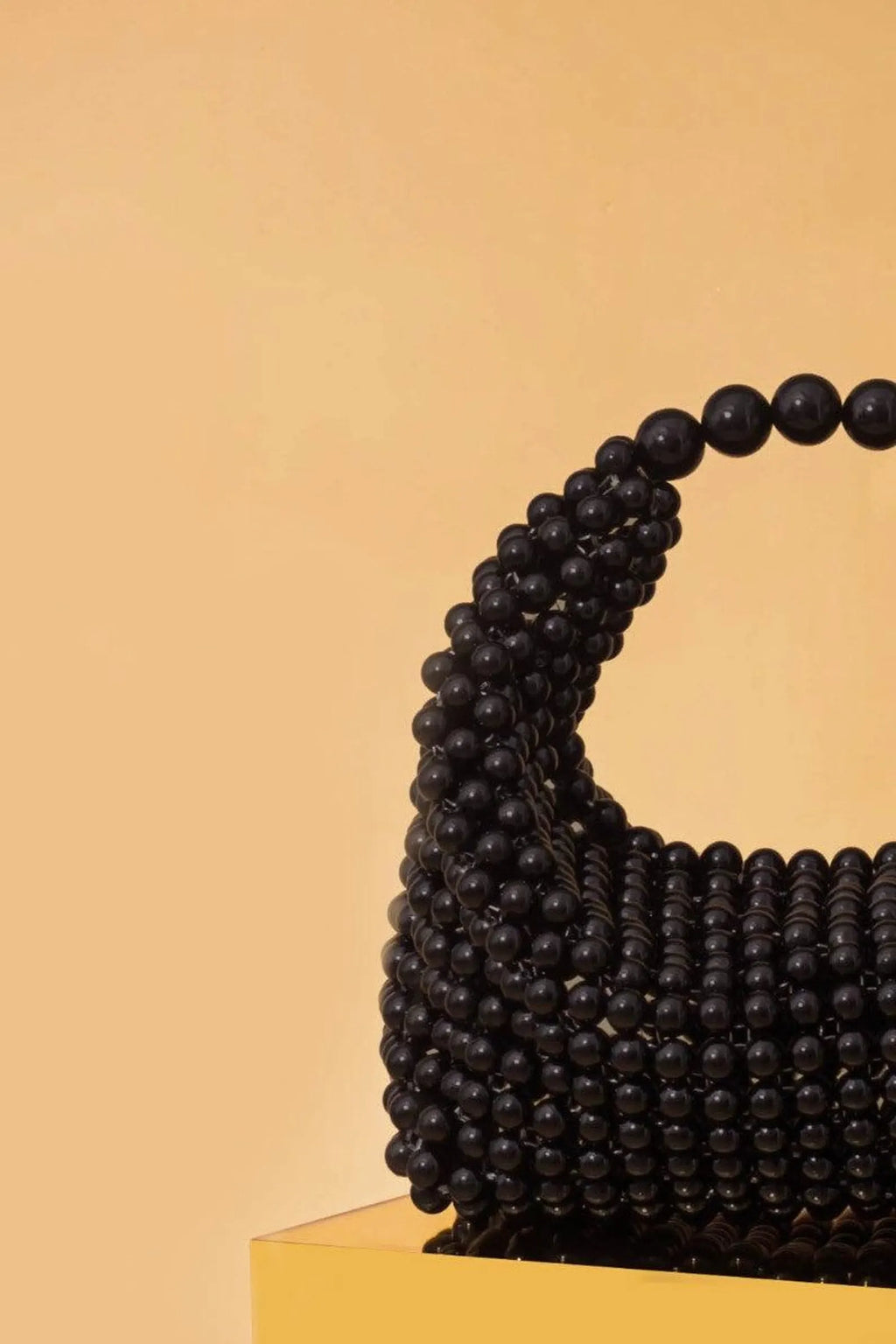 Black Beaded Bag