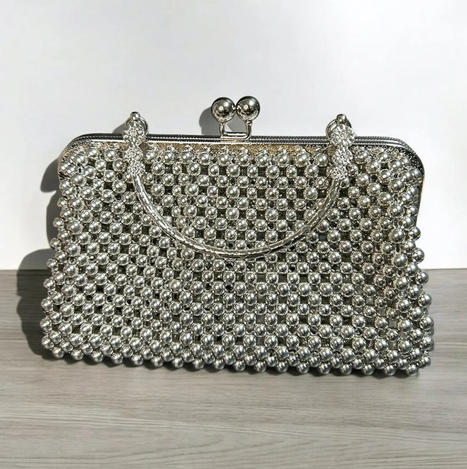 Nathalie Beaded Clutch