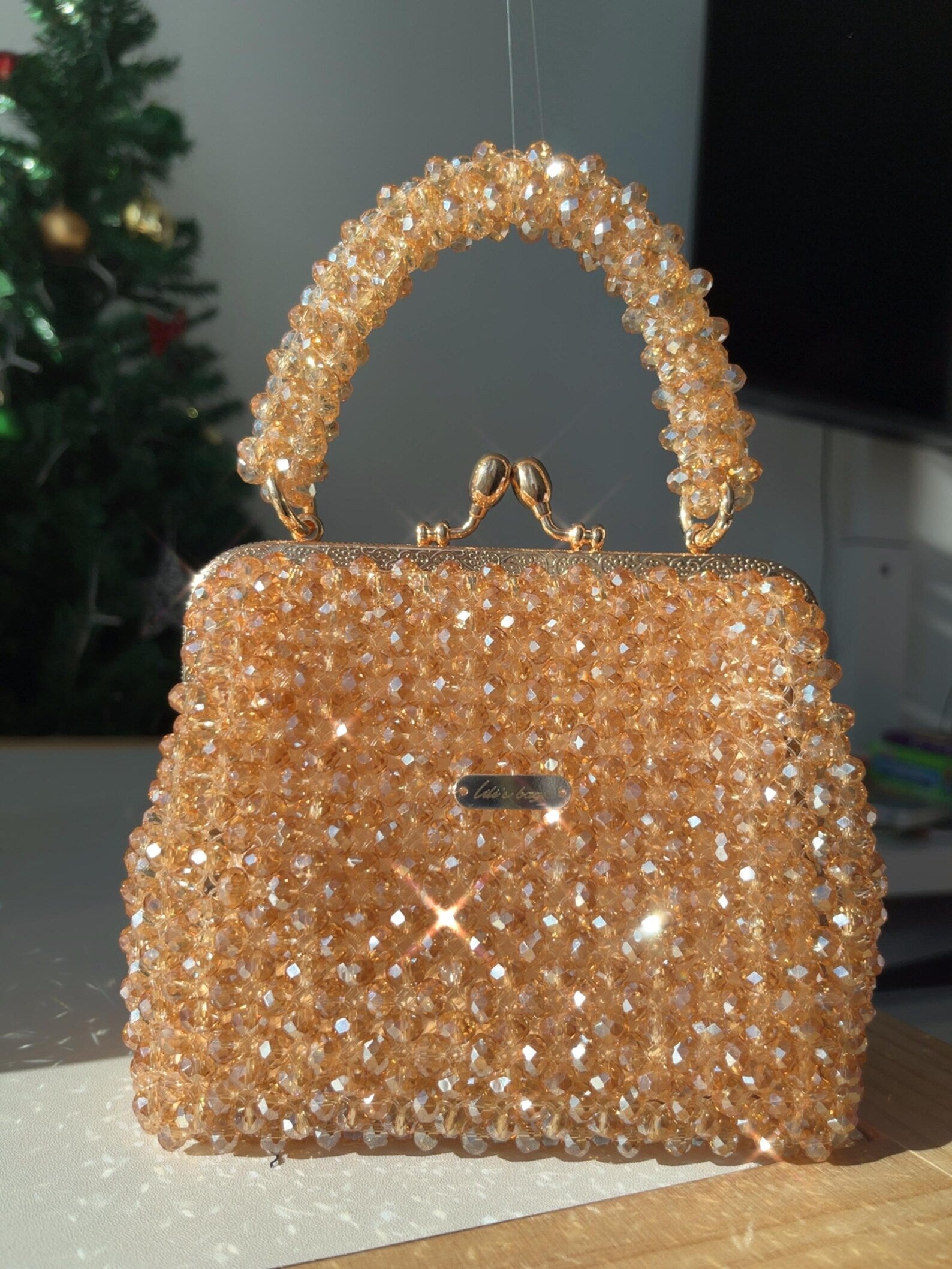 Crystal Hand Clutch