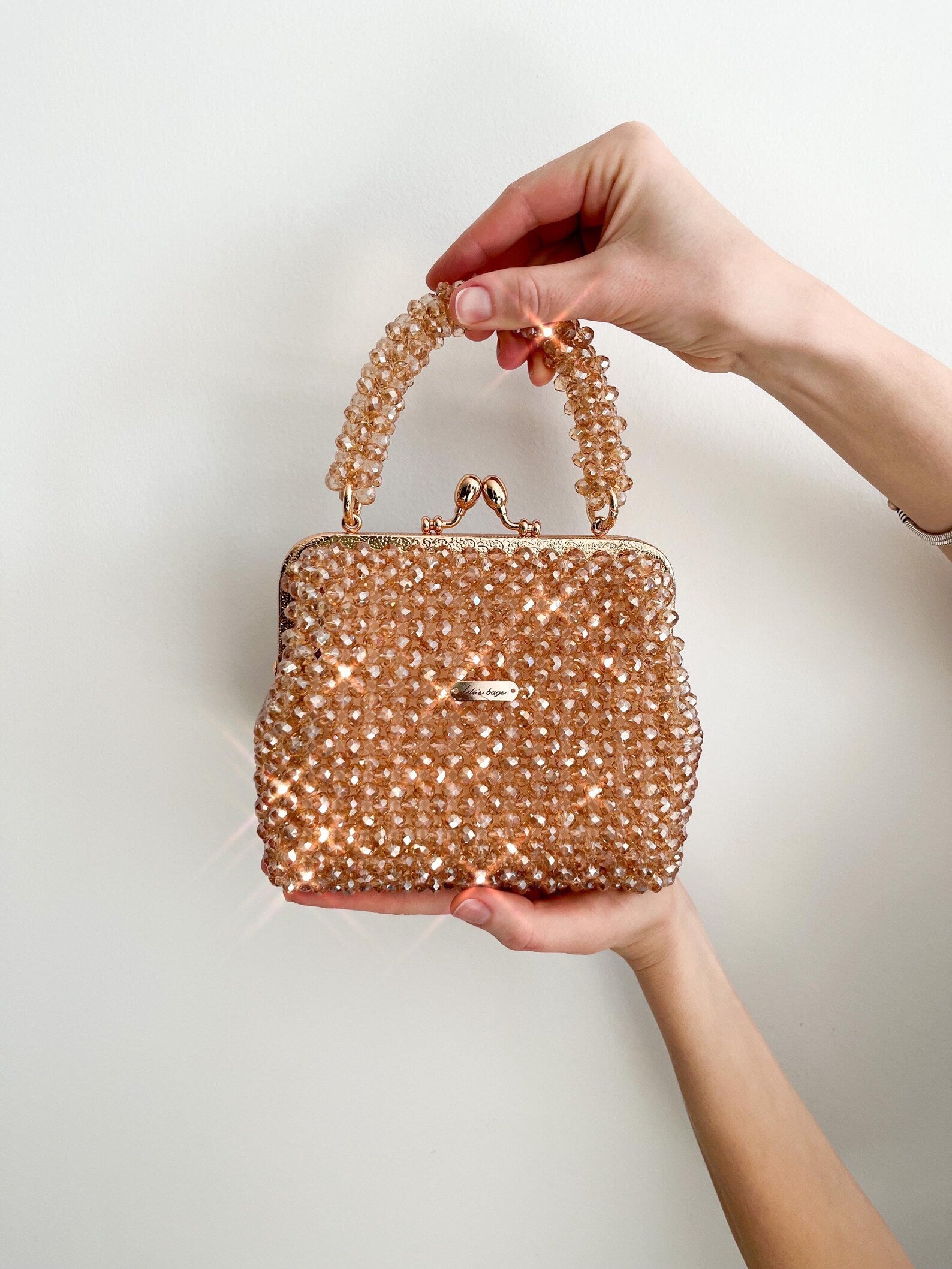 Crystal Hand Clutch