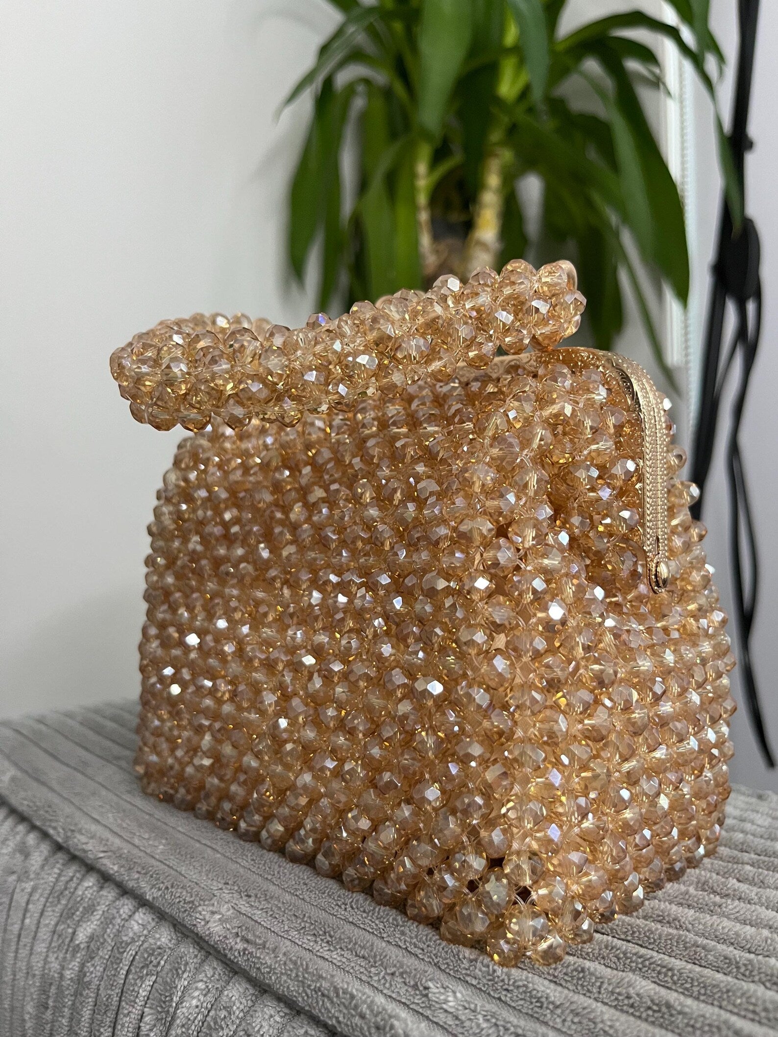 Crystal Hand Clutch