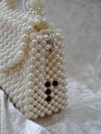 Cream White Pearl Bag