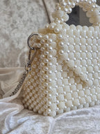 Cream White Pearl Bag