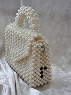 Cream White Pearl Bag