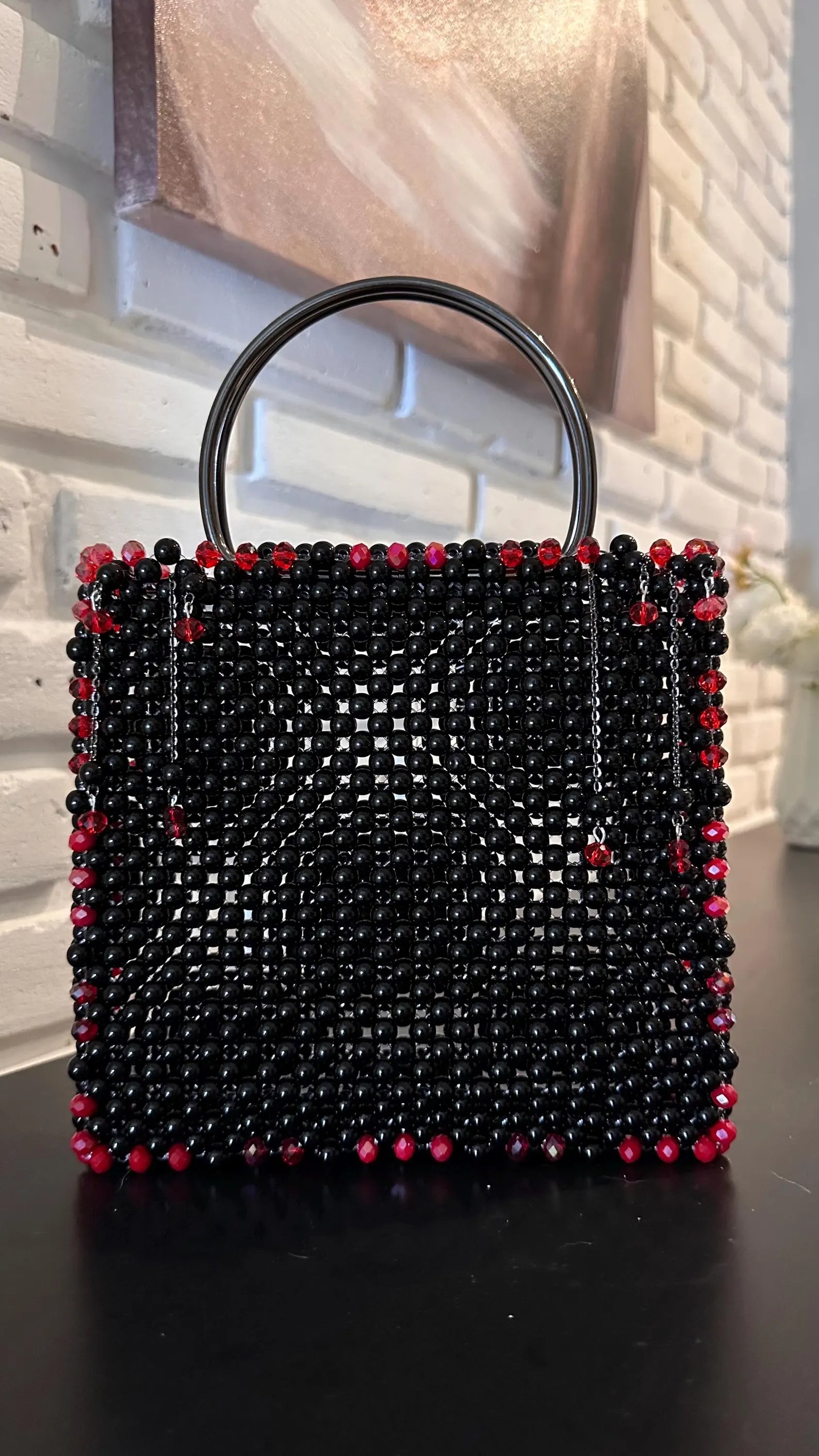 Black&Red Statement Bag