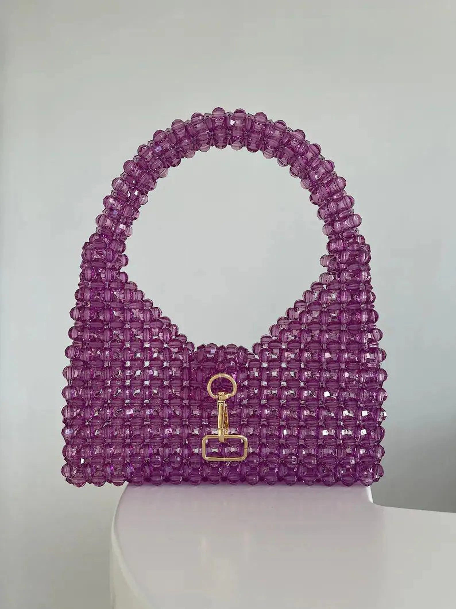 Crystal Beaded Weaving Bag
